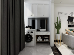 滚筒洗衣机内进了一个打火机或小铁物怎么清理掉？