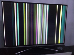 液晶电视屏幕出现条纹怎样维修
